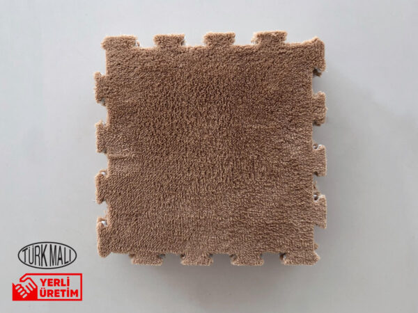 Peluş Mat Halı Kahverengi