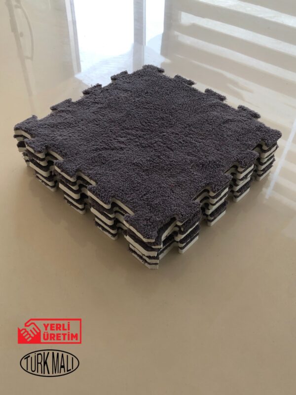 Peluş Mat Halı Mor - Görsel 3