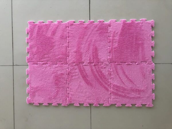 Peluş Mat Halı Pembe - Görsel 2