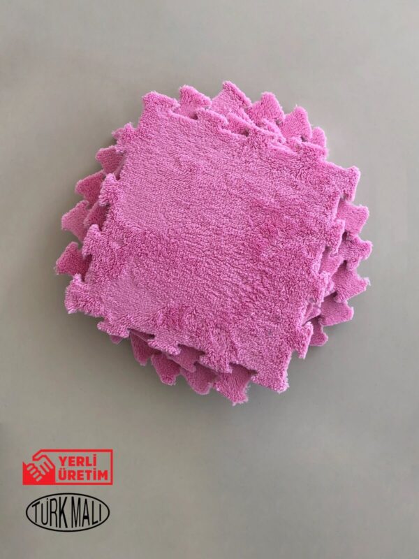 Peluş Mat Halı Pembe - Görsel 3